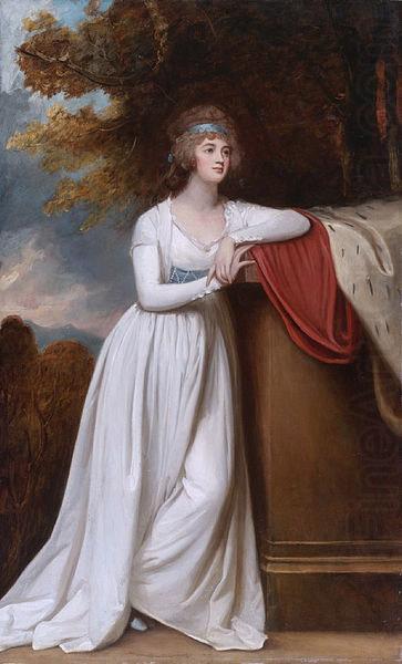 Barbara, Marchioness of Donegal, third wife to Arthur Chichester, 1st Marquess of Donegall, George Romney